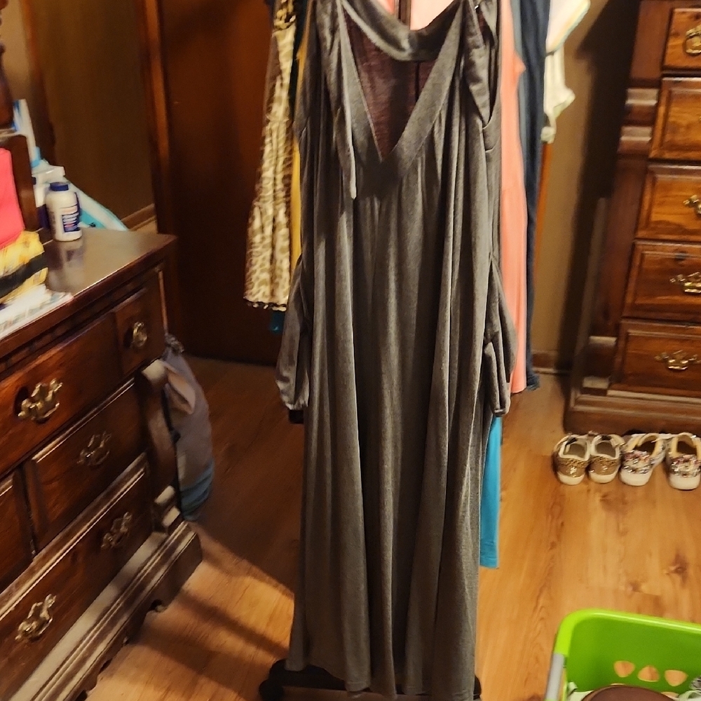 Gray Jumpsuit For Spring Or Summer